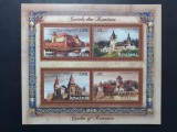 2008 - Expozitia Filatelica Mondiala EFIRO 2008 - bloc - Gold Edition - Castele din Romania