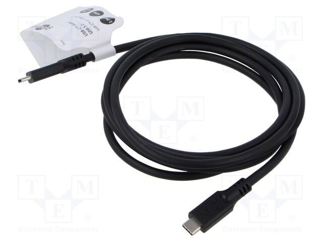 Cablu USB-C Goobay Thunderbolt 3/4 2m 10Gbps negru