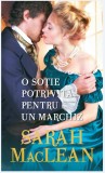 O soție potrivită pentru un marchiz, Litera