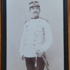 Fotografie de cabinet de sec. 19 ; General Constantin Z. Boerescu