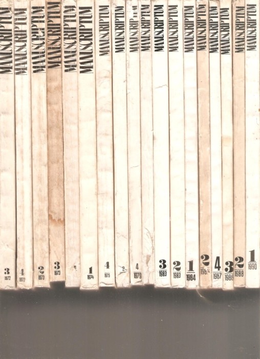 Revista Manuscriptum 18 nr