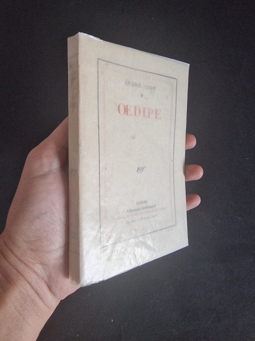 Oedipe / Gide, Andr&eacute; - volum semnat / Librairie Gallimard Paris, 1931