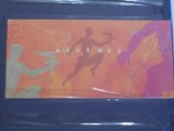 GRECIA - ATHENA - SPORTIV ANTIC PURTATOR AL FLACARII OLIMPICE - SOUVENIR PHILATELIQUE - NECIRCULATA -