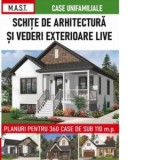 Schite de arhitectura si vederi exterioare. Planuri pentru 360 case de sub 110 mp - Creative Homeowner, America Desihn