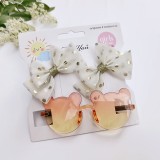 Set clame si ochelari de soare - Mouse 3 (Marime Disponibila: 6-12 luni, Superbaby