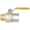 Robinet trecere pentru gaz din bronz cu maneta, 3/4, Fi + Fe