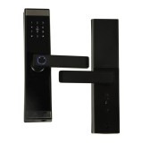 Incuietoare inteligenta wireless, deschidere amprenta, parola, card aplicatia Tuya si cheie, negru