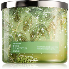 Bath & Body Works White Eucalyptus & Sage lumânare parfumată 411 g