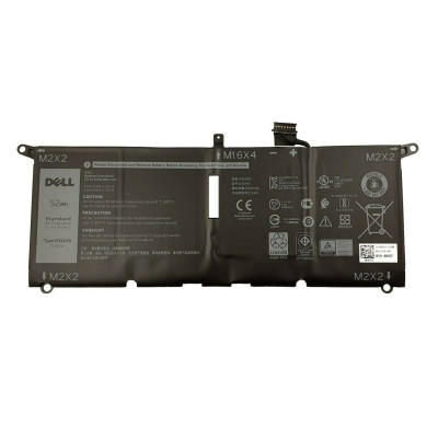 Baterie Laptop, Dell, XPS 13 9305, 9370, 9380, DXGH8, 7.6V, 6500mAh, 52Wh foto