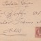 1877 Romania - Fragment scrisoare expediat Tg. Jiu pereche 15b Carol Bucuresti I