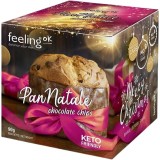 Panettone Keto cu Fulgi de Ciocolata Low-Carb Proteic fara Zahar Adaugat 90g
