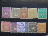 1944-Franta- complet set-MH, Nestampilat