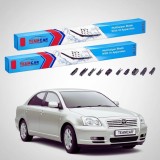 Cumpara ieftin Ștergătoare Toyota Avensis T25 Sedan 2003-2008 | Set Față Flat Premium &ndash; TeamCar&reg;