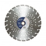 Disc diamantat turbo segmentat 350x30mm, segment 10mm pentru beton armat, pavele, boltari, piatra dura Breckner Germany