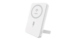 Baterie externă Dudao K14S+ 10000mAh 20W USB-A / USB-C / MagSafe cu suport - alb