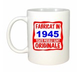 Cana alba personalizata Fabricat in 1945 toate piesele sunt originale, INOVATIX&reg;. 330ml
