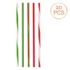 Paie Reutilizabile din Plastic, Multicolor, 6x200mm, Set 20 Buc., Oem