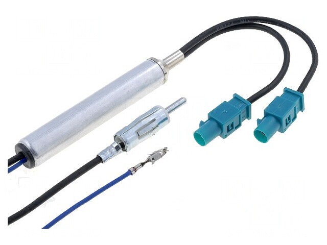 Separator antenă DIN cu 2 mufe Fakra pentru Seat, VW, &Scaron;koda