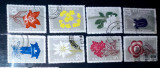 Romania 1957 Lp 432 flora carpatina serie ștampilat