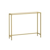 Cumpara ieftin Consola Vasagle Auriu 100.5x20x80 cm