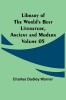 Library of the World&#039;s Best Literature, Ancient and Modern Volume 05