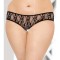 Chilotei din dantela cu model la spate in forma de inima THONGS 2472 BLACK - XL