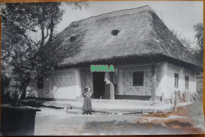 Foto interbelica ; Casa taraneasca din com. Barsaul de Jos , jud. Salaj foto