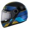 Casca integrala pentru scuter - motocicleta MT Jarama 68th C7 albastru mat &ndash; model Retro &ndash; Cafe Racer XS (53/54cm)