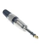 Mufa Jack 6.35 mm stereo tata cu varf aurit, Oem