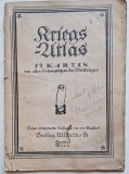 Kriegs-Atlas &ndash; 52 Karten vom Weltkrieg &ndash; Ullstein, Berlin/Wien, cca. 1917