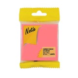 Bloc Notes Autoadezive Roz Neon 75x75 mm, 80 Bucati, Notite Adezive Birou, Memo