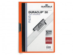 Dosar plastic Duraclip Original 30 Durable portocaliu foto
