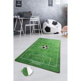 Cumpara ieftin Covor de Copii Teren Football, Verde, 100x160 cm