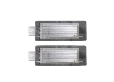 Set 2 buc lampa numar spate DACIA DUSTER, 2010-2017; LODGY, 2012-; LOGAN, 2016-2020 SEDAN; LOGAN, 2012-2020 MCV; RENAULT CAPTUR, CLIO III/IV, ESPACE foto