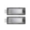 Set 2 buc lampa numar spate DACIA DUSTER, 2010-2017; LODGY, 2012-; LOGAN, 2016-2020 SEDAN; LOGAN, 2012-2020 MCV; RENAULT CAPTUR, CLIO III/IV, ESPACE
