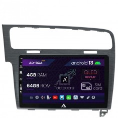 Navigatie Volkswagen Golf 7, Android 13, A-Octacore 4GB RAM + 64GB ROM, 10.1 Inch - AD-BGA10004+AD-BGRKIT023A