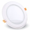 Corp iluminat led rotund incorporabil 6w 6400k alb rece, sticla, V-TAC