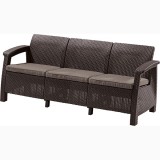 Canapea exterior Corfu II Max Love - Maro/Gri-Taupe