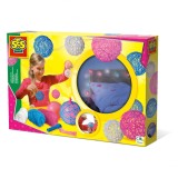 Kit creativ copii - Ghirlanda luminoasa cu 8 lumini led si accesorii incluse, SES Creative
