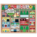 Figurine din lemn Orasul meu - Melissa and Doug, Melissa &amp; Doug