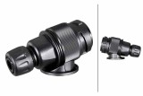 Fisa remorca 13 pini 12V 16-25A DIN ISO 11446, carcasa plastic negru, contact surub, diametru cablu 9-14mm, rulota remorca autoturism Hella