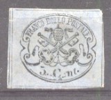 Italy Papal State 1867 Coat of arms 5C Mi.14 MH AM.336