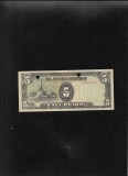 Filipine Philippines ocupatie japoneza 5 pesos 1943 seria0021424 aunc