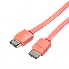 Cablu video Serioux SRXC-AV1.5M16 HDMI Male - HDMI Male 1.5m plat rosu foto