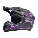 Cumpara ieftin Casca Moto/Enduro, Interior Confortabil, Ventilatie Multipla, pentru Motociclete, Cross, Enduro, ATV, Dirt Bike, FIXATO, Marime L, Mov