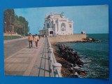 CPIB 23089 CARTE POSTALA - CONSTANTA. RESTAURANTUL CAZINO, CIRCULATA, 1973, STAMPILE, TIMBRU
