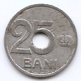 Romania 25 Bani 1921 - Ferdinand I, Aluminiu, 19 mm KM-44 (1)