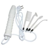 Electroderm Portabil Tratament Cosmetice, 4 Capete Sticla, 10W, Frecventa 650.000GHz, Terapie Ten Acneic, Impur, Gras, Anti-cadere par