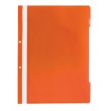 Dosar cu sina si 2 perforatii, A4, portocaliu, 25 bucati/set