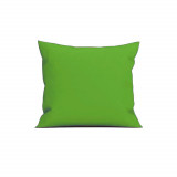 Perna decorativa patrata, 40x40 cm, pentru canapele, plina cu Puf Mania Relax, culoare verde, Palmonix